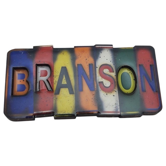 Branson Souvenir Magnet Colorful Letters Fridge Decor Travel Gift Tennessee - Picture 5 of 6